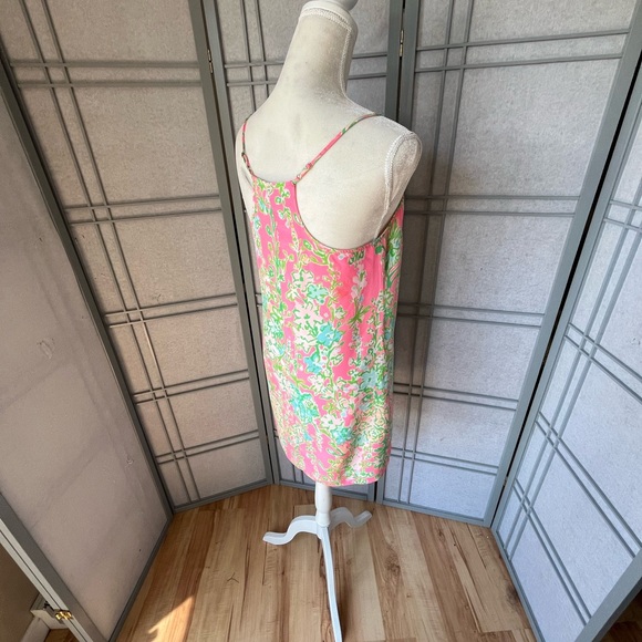 Lilly Pulitzer “Southern Charm Dusk Dress” in Flamingo Pink size small - Picture 9 of 11